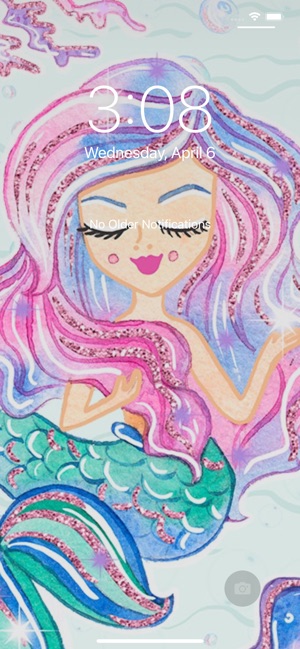 Cute Mermaid Wallpaper Cliparts, Stock Vector and Royalty Free Cute Mermaid  Wallpaper Illustrations