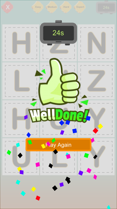 Pictures & Cards Matching Game Screenshot