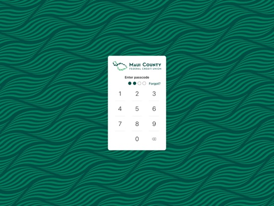 Maui County FCU Mobile iPad screenshot 2 - Finance app