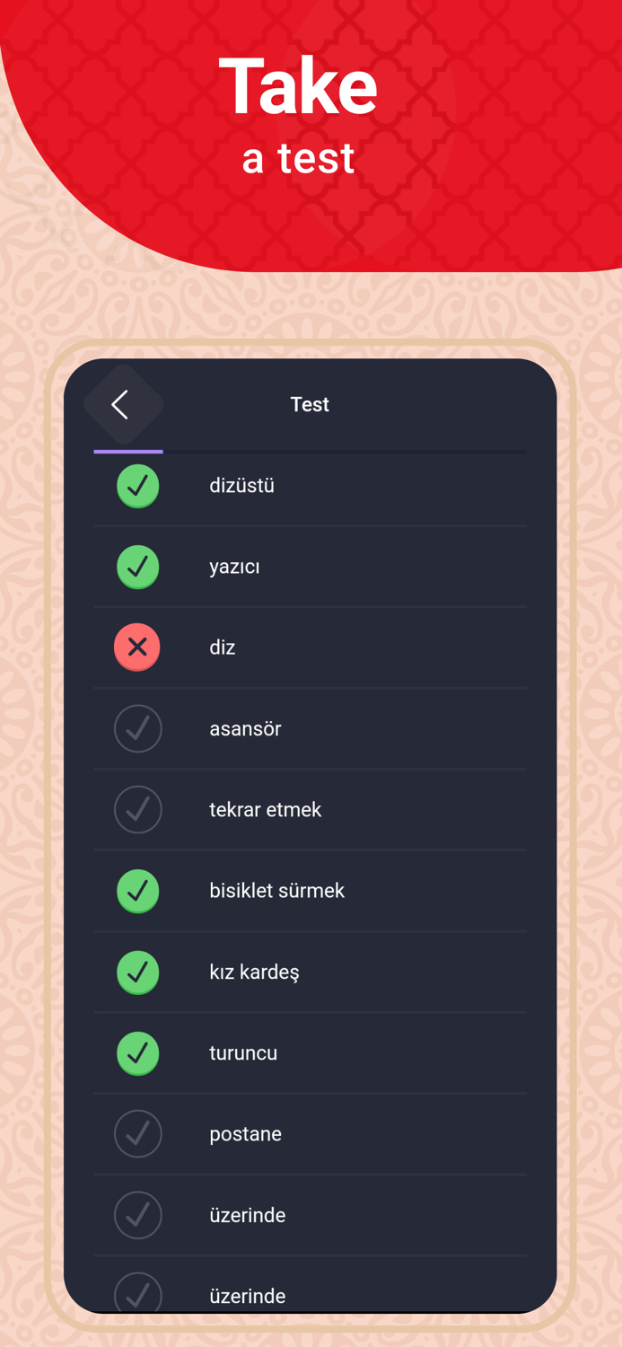 Learn Turkish Words by Levels