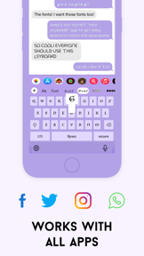 Fonts Keyboard Cool Text Style screenshot
