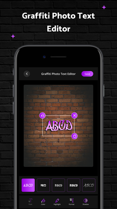 Graffiti Text Effect Editor Screenshot