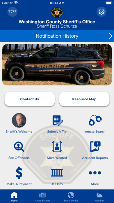 Washington Co. Sheriff’s IL Screenshot