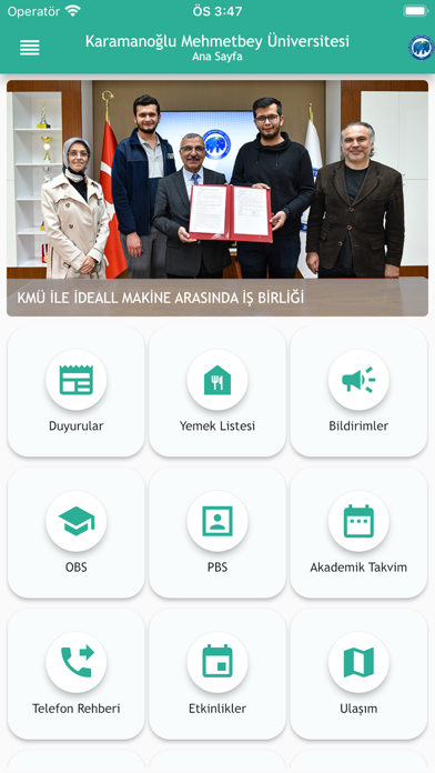 KMÜ Mobil Screenshot