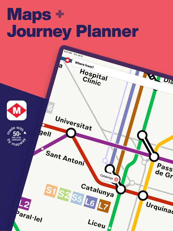 Screenshot #4 pour Barcelona Metro Map & Routing