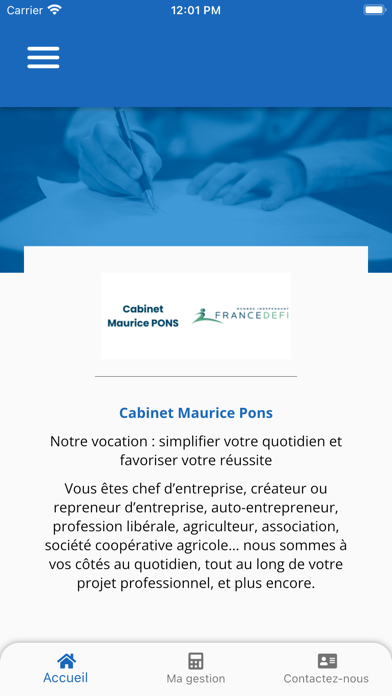 Cabinet Maurice Pons Screenshot