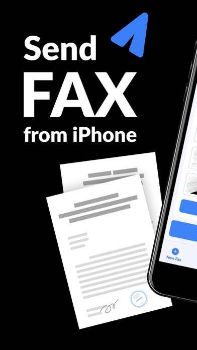 Send Fax from Mobile Phone App Screenshot