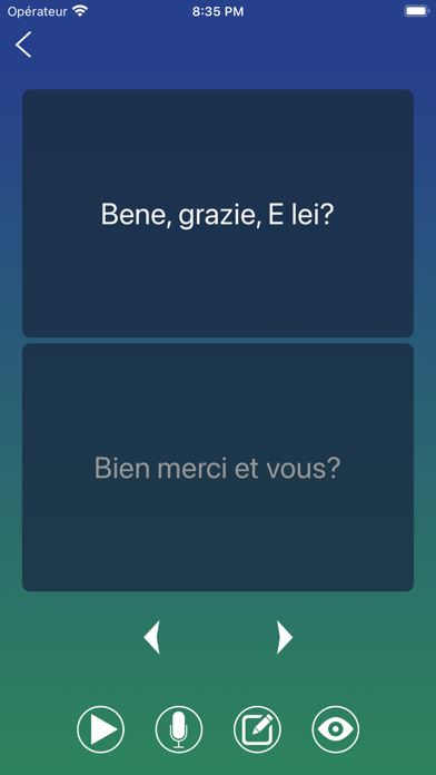 Screenshot #3 pour Phrase italienne