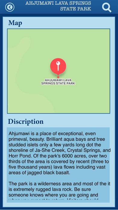 California State Parks - Guide Screenshot