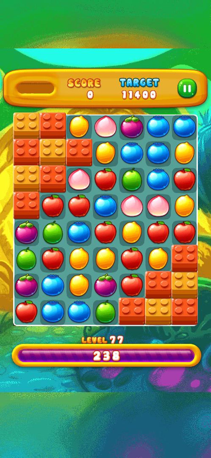 Fruit Frenzy Match Game