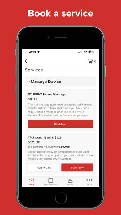 Santa Rosa Medical Massage Screenshot