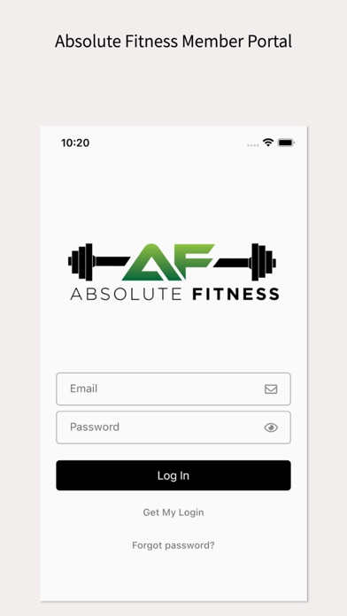 Screenshot #1 pour Absolute Fitness Member