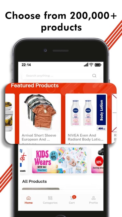 JUVYI - Online marketplace Screenshot