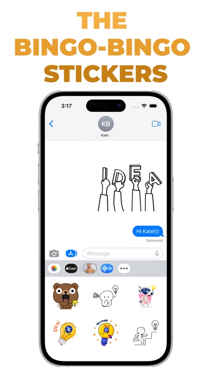 The Bingo-bingo stickers