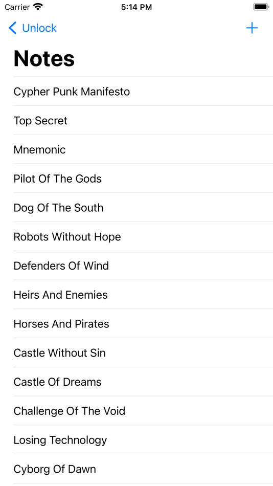 #1. Cypher Notes by LSD (iOS) 由: libresoftdistro