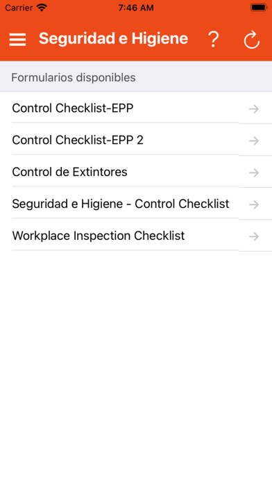 Seguridad Industrial Screenshot