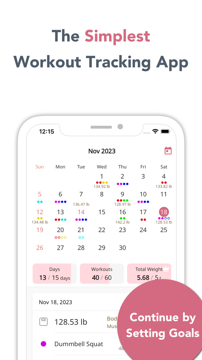 WorkoutLog - Tracking App