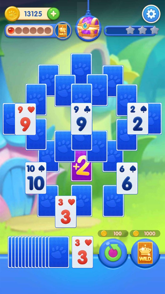 #3. Solitaire TriPeaks: Card Games (iOS) 由: Haizhou Zhang