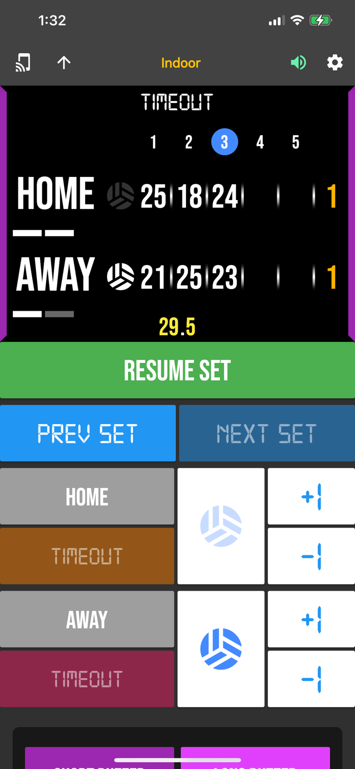 BT Volleyball Controller