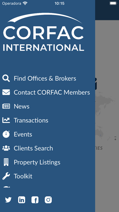 CORFAC International Screenshot