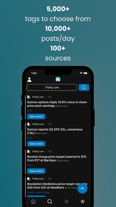 NewsWave - Instant Market News Screenshot