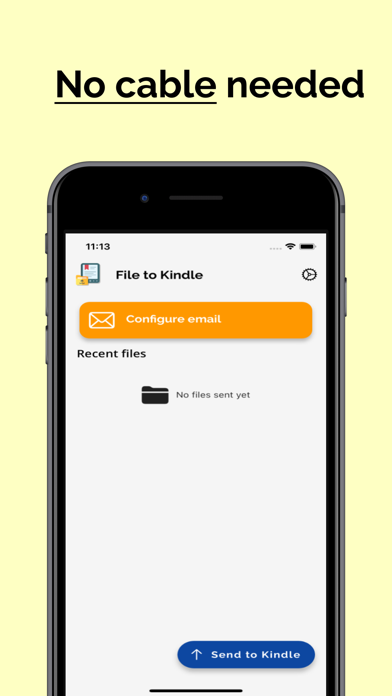 File Sender for Kindle EPUB Screenshot