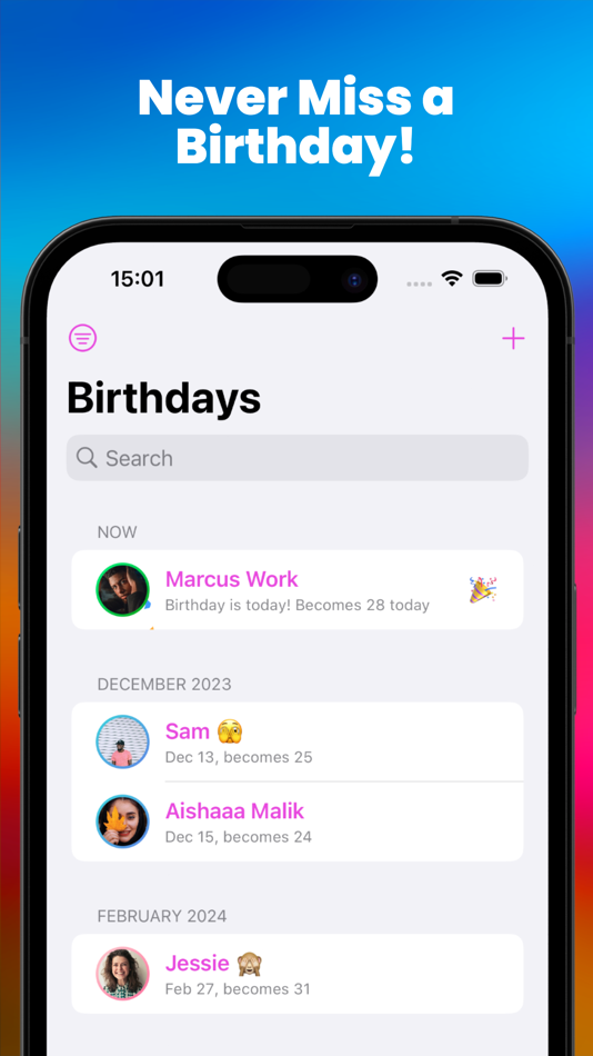 Natalis - Birthday Reminder - 1.0.3 - (iOS)