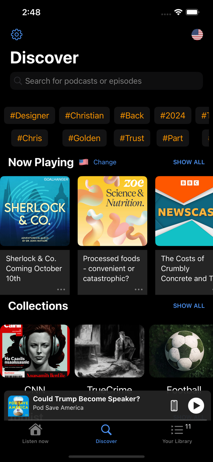 Pods- Podcast Player