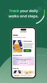 step counter & tracker paceful iphone screenshot 2