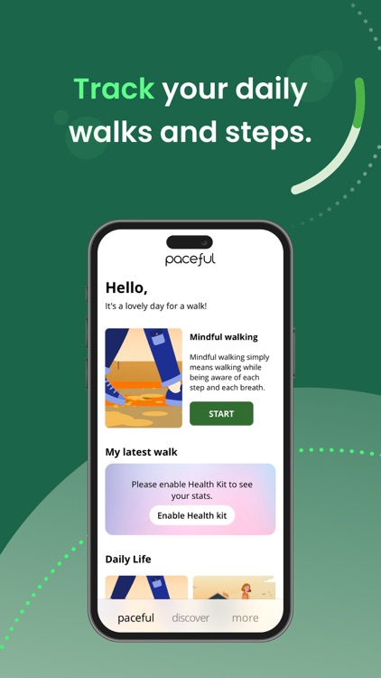 Step counter & tracker Paceful