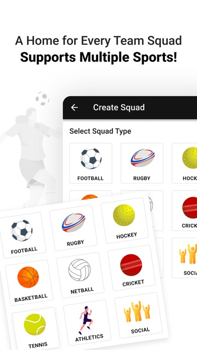 SquaD - Sports Team Management Screenshot