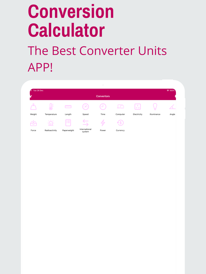 Conversion Calculator - Units