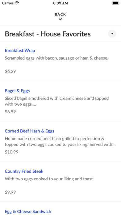 Goldies Restaurant Screenshot