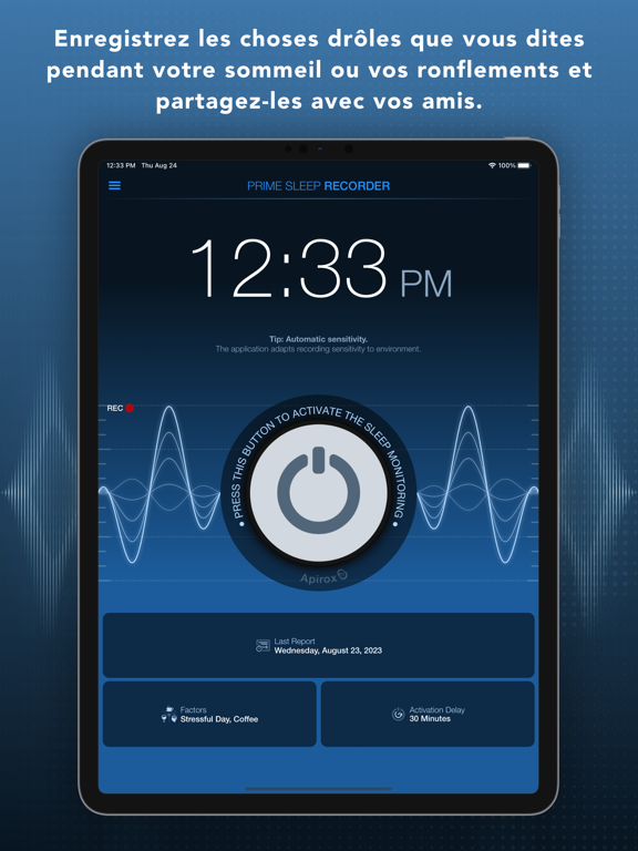 Screenshot #4 pour Prime Sleep Recorder