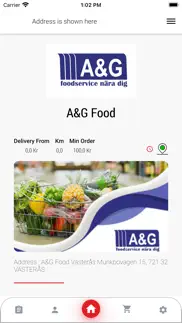 a&g foodservice nara dig iphone screenshot 1