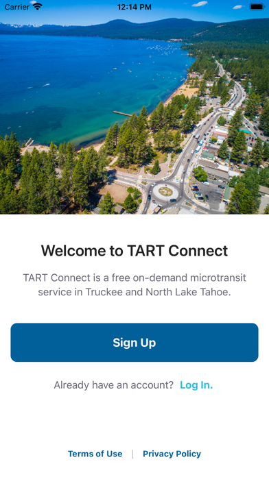 TART Connect Screenshot