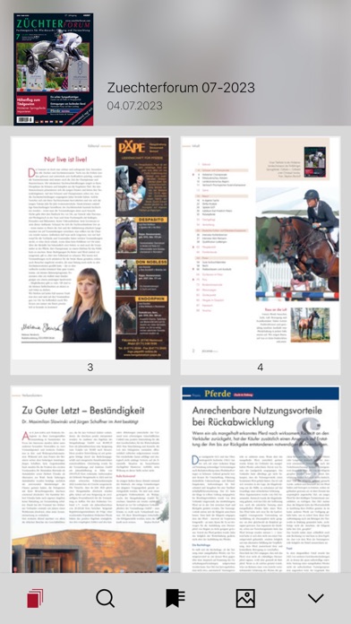 Züchterforum E-Paper Screenshot