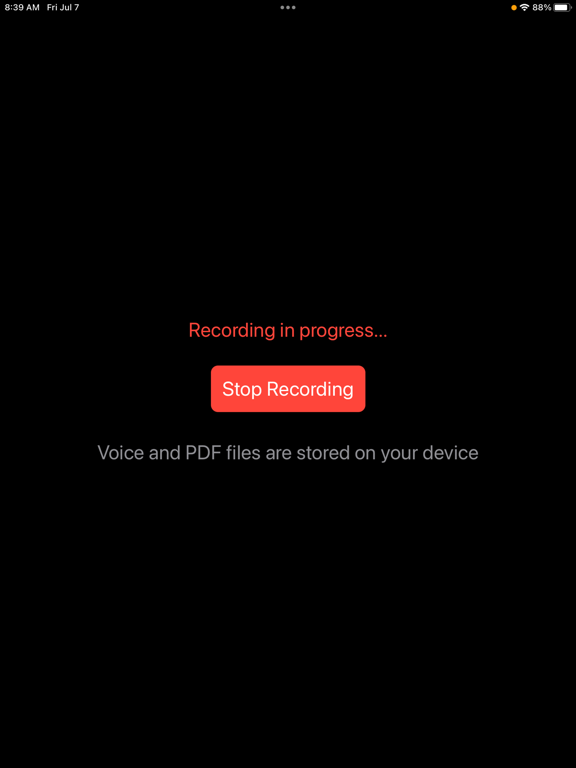 Screenshot #5 pour Voice to PDF