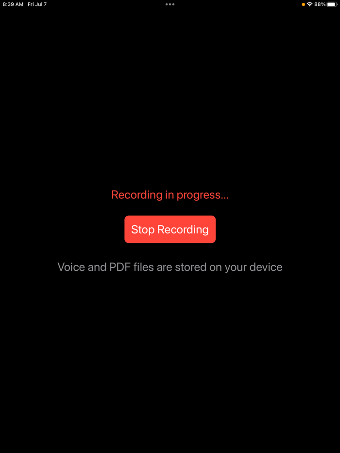 Voice to PDF