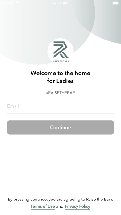 Raise The Bar App Screenshot