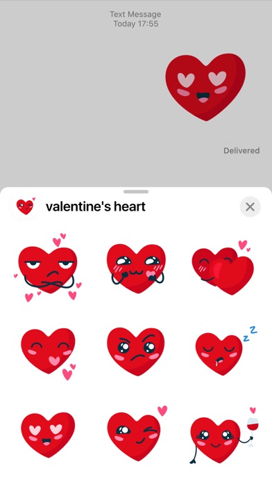 valentines heart Screenshot