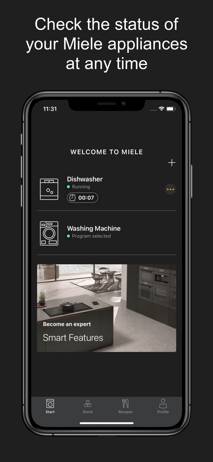 Miele app – Smart Home