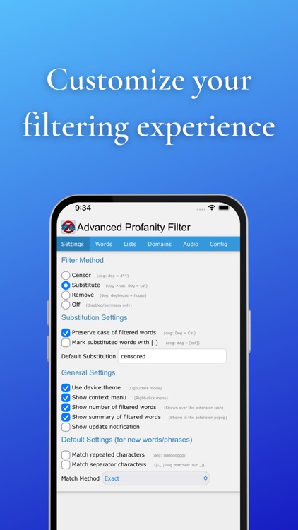 Advanced Profanity Filter