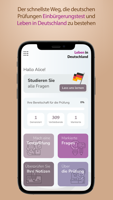 Screenshot #1 pour Leben in Deutschland: LebenPro