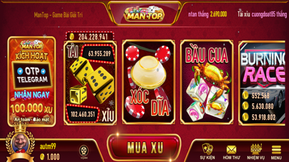 Man Top: Tài Xỉu Slot Game Bàiのおすすめ画像1