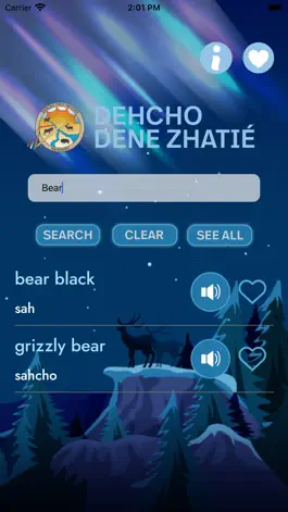 Game screenshot Dehcho Dictionary hack