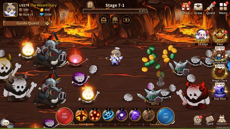 The Wizard Diary : Idle RPG screenshot-8