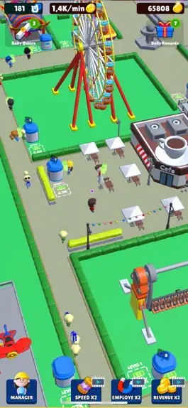 Game screenshot Idle Park Empire Tycoon mod apk