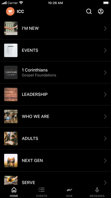 Indianola Community Church Screenshot