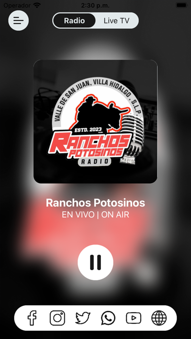 Ranchos Potosinos Radio Screenshot